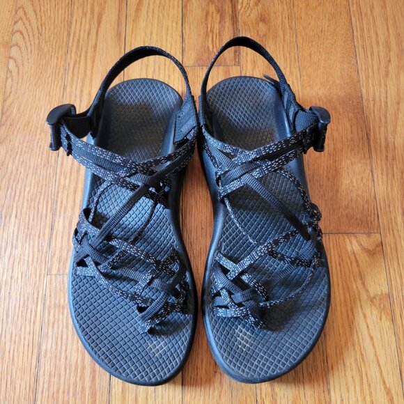 Chaco ZX3 Classic Sport Sandals 8 Black Strap Summer Beach Hiking - Picture 7 of 7